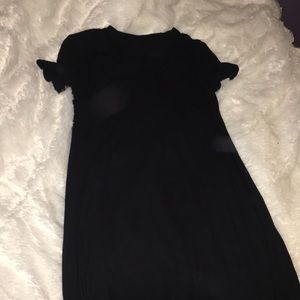 Black AEO t-shirt flow dress